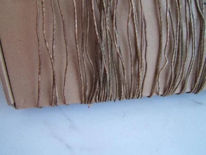 CUBIERTA DE TELA VINTAGE DE 45 PIES COBRE CABLE ELÉCTRICO o TELÉFONO - Imagen 1 de 4