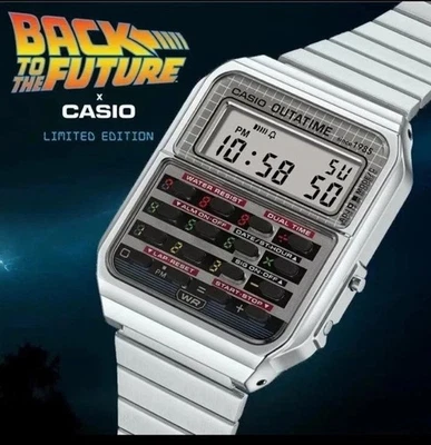 CASIO x Back To The Future Limited Edition Vintage Watch CA-500WEBF-1A - BNIB - Image 1 of 4