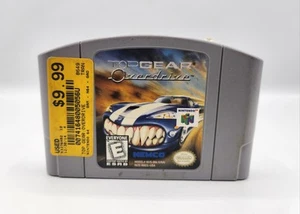 Nintendo N64 Top Gear Overdrive autentico testato e funzionante 1999 gioco Kemco - Foto 1 di 4