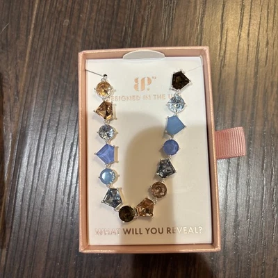 bomb Party 2025 Holiday Jewel, Candy, Chestnut, Frost Bracelet, Silver Plating - Image 1 of 4