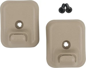 Sun Visor Clip Retainer Holder (Camel Tan) w/Screws for Sunvisor Camel Tan - Picture 1 of 5