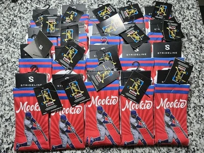 20 Pairs Wholesale Los Angeles Dodgers Mookie Betts Red Crew Socks M/L Unisex - Image 1 of 4