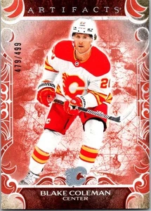 2024-25 Artifacts Ruby #30 Blake Coleman 479/499 ref.574 - Picture 1 of 3