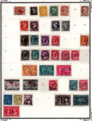 CANADA 1870-1930s COLLECTION OF 120, MOSTLY USED, INCLUDES A FEW MINT - Image 1 of 4