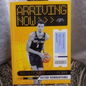 2023-24 Panini NBA Hoops Arriving Now Victor Wembanyama #26 Spurs - Picture 1 of 7
