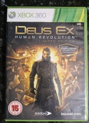 Xbox 360 Deux EX Human Revolution Limited Edition TESTED & WORKING  - Image 1 of 3