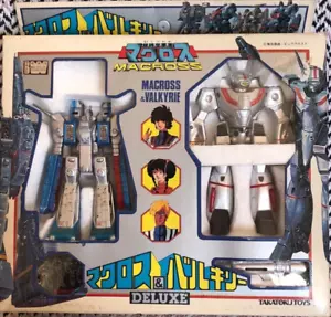 Macross VF-1J SOF-1 Battroid Walküre Deluxe Takatoku Spielzeug Actionfigur Vintage - Bild 1 von 7