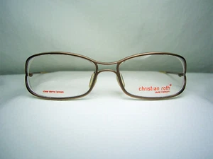 Christian Roth eyeglasses Titanium half rim oval square men women vintage NOS  - Picture 1 of 12