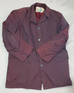 Brent Sportsman Vintage Red Belted Sport Coat Jacket Sz 40 - Picture 1 of 8
