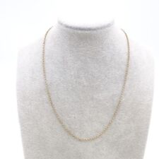 9ct Gold Belcher Chain Necklace 4.2g 46cm Hallmarked