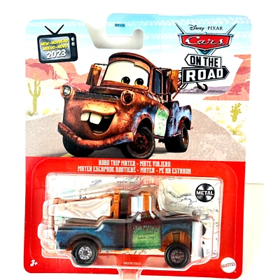 Road Trip Mater Multicolor Disney Pixar Cars On The Road Metal Nuevo para 2023 Foto 1 de 4