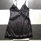 NWT Gilligan & Omalley Women's Black Lace Lingerie Chemise Night Gown Size Small