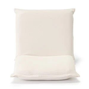 MUJI Floor Chair Small with 100% Cotton Cover Unbleached Machine washable - Picture 1 of 8