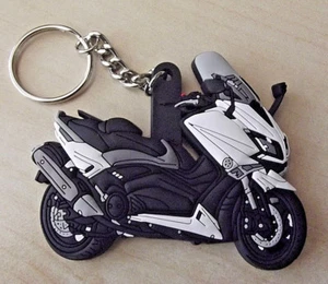 YAMAHA TMAX T MAX T-MAX XP YP 125 250 350 400 500 XP400 SCOOTER KEYRING RUBBER - Picture 1 of 2
