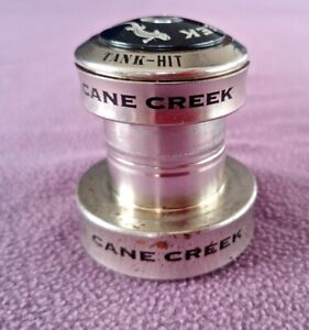 Rare Retro Cane Creek Tank-Hit sealed external headset 1 1/8"  EC34 in Silver