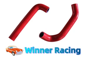 RADIATOR HOSES Fit MITSUBISHI DELICA L300 P25W/P35W MB356382/MB356383 RED - Picture 1 of 3