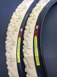 NOS WTB Cream Bottoms Primal Raptor 47/52 26x 2.10 Tire Set MTB Specialized Trek - Picture 1 of 24