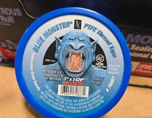 Mill Rose Blue Monster 1" x 1429" PTFE Thread seal tape 1 Case of 27 - Picture 1 of 1