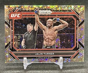 2023 Panini Prizm UFC #14 Jalin Turner Disco Prizm Lightweight - Picture 1 of 2