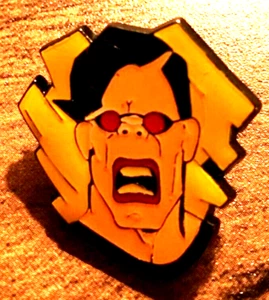 *Vintage 1'' Collectible Enamel Button Pin Brooch ! Ranxerox - Picture 1 of 2
