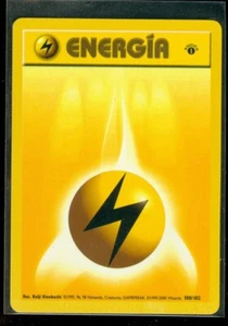 Pokemon LIGHTNING ENERGY 100/102 - 1st Edition Base Set - NM/M - SPANISH - Picture 1 of 1