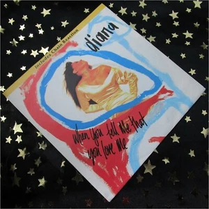 DIANA ROSS - When you tell me that you love me / Chain Reaction TOP SINGLE (M-:) - Picture 1 of 2