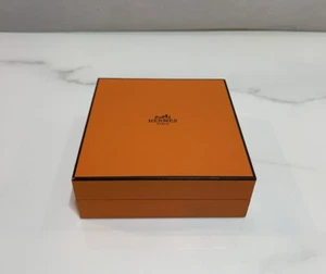 Authentic HERMES Empty Box for Gift 4.75” x 4.75” x 1.75” - Picture 1 of 6