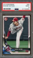 2018 Bowman Shohei Ohtani ROOKIE #49 PSA 9 MINT. Angels