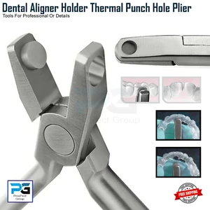 Orthodontic Retainer Invisible Clear Brace Aligner Plier Holder Punch UKCA - Picture 1 of 8