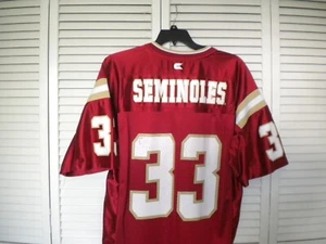 FLORIDA STASTE SEMINOLES # 33 FOOTBALL JERSEY - Picture 1 of 5