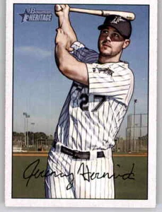 2007 Heritage Bowman Jeremy Hermida MLB Base Card PWE Marlins #73 - Picture 1 of 2