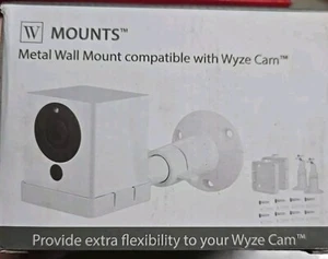 Wasserstein Adjustable Indoor/Outdoor Metal Wall Mount Compatible With Wyze Cam - Picture 1 of 1
