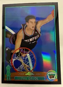 2003-04 Topps Chrome #19 Pau Gasol Refractors 410/500 Black - Picture 1 of 2