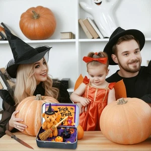 Orso di Halloween in scatola per dolcetto o scherzetto orsacchiotto giocattolo d peluche D7Y1 - Foto 1 di 19