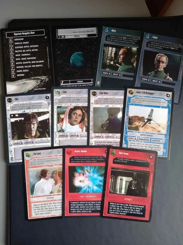  Complete set of Jedi Pack deck star wars ccg tcg swccg decipher - Photo 1/1