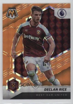 2021-22 Panini Mosaic Premier League Fluorescent Orange Prizm Declan Rice #82 - Image 1 of 2