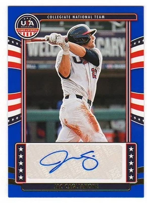 Jac Caglianone 2024 Stars & Stripes Blue Auto SN#d 037/100 Kansas City Royals RC - Image 1 of 2