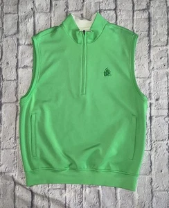 Donald Ross Golf Vest Size Medium. Lime Green - Picture 1 of 9