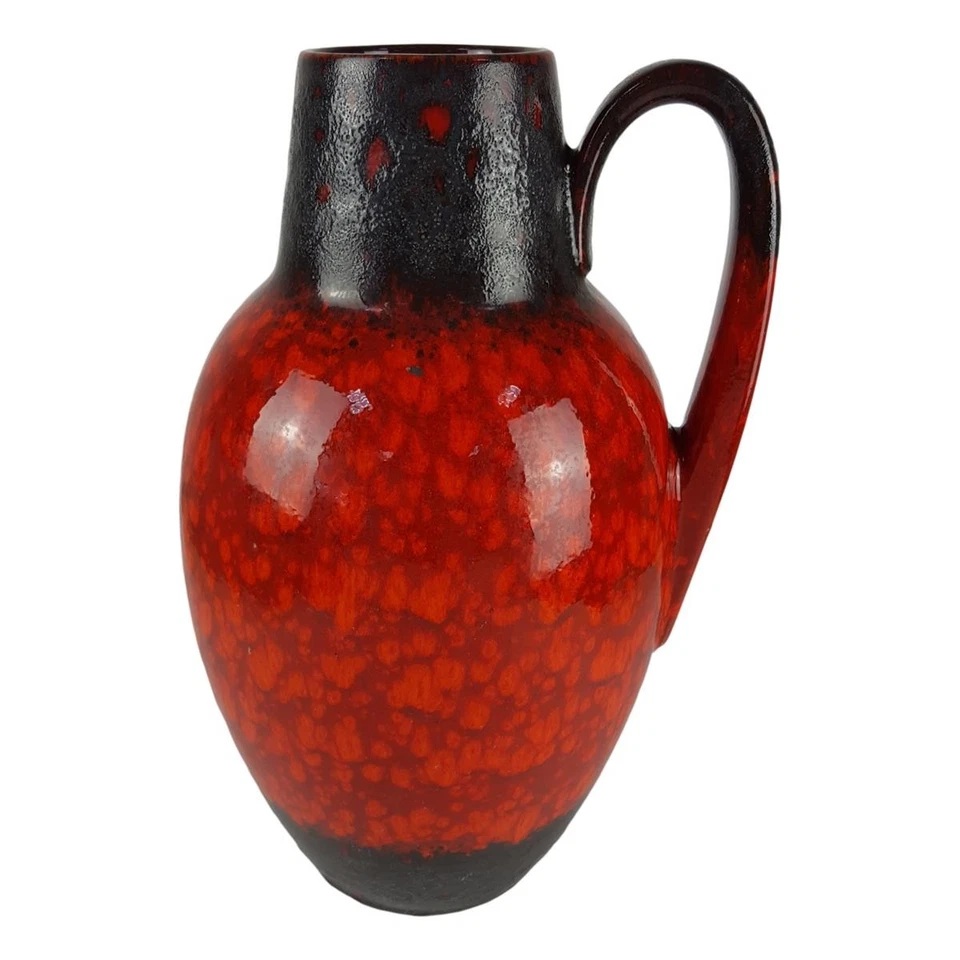 Scheurich Keramik W. Germany 279 38 Henkelvase Vase H 38 cm Vintage Retro  - Bild 1 von 4