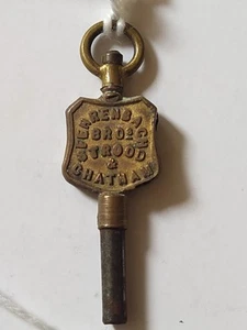 Fehrenbach Bros. Strood And Chatham Advertising Pocket Watch Key - Picture 1 of 2