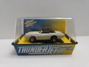 NOS JOHNNY LIGHTNING TJET 500 SLOT CAR PONTIAC GTO WHITE W/ BLACK TOP *NEW* - Picture 1 of 6