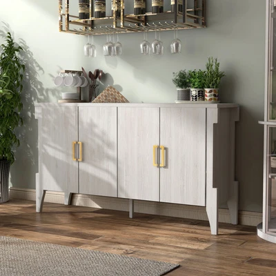 Buffet DH BASIC Transitional White Oak 60" 6 prateleiras por - Imagem 1 de 4