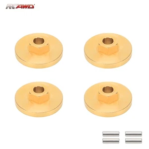4pcs Full Brass Wheel Hex Hub Adaptors 16g for FMS FCX24 Upgrade Parts - Picture 1 of 7