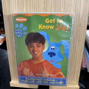 Blue's Clues - Get To Know Joe (DVD, 2003) RARE Region 4 PAL - Picture 1 of 8