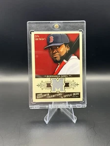 2009 Goodwin Champions Memorabilia Relic Jersey David Ortiz Red Sox Game Used  - Picture 1 of 2