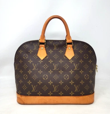 Bolso de Mano Louis Vuitton Alma PM Monograma Lona Cuero Auténtico De Colección BA0995 Foto 1 de 4