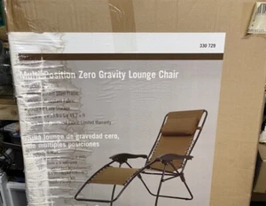 Multi Position Zero Gravity Reclining Lounge Chair -Tan (330729) Living Accents - Picture 1 of 1
