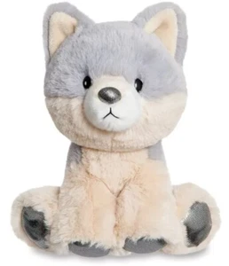 Aurora World Glitzy Tots 61411 Wolf 15,2 cm, Plüschtier, grau und braun - Picture 1 of 3