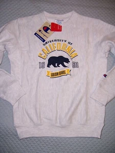 Champion University of California Golden Bears Fleece Sweatshirt M Youth 7/8 NWT - Picture 1 of 3