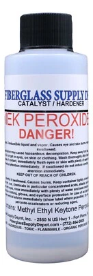 MEK Peroxide Catalyst (MEKP Hardener) - 4oz, Clear - Image 1 of 2
